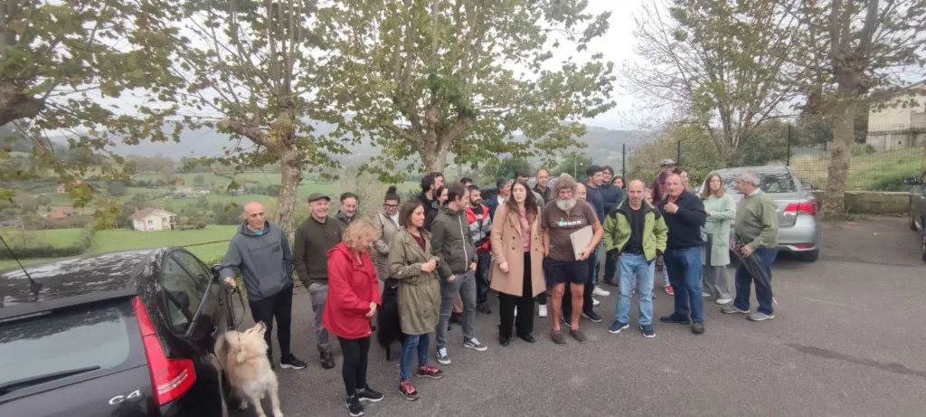 Sondeos mineros en Siero, vecinos de la Collada y Muñó protestando